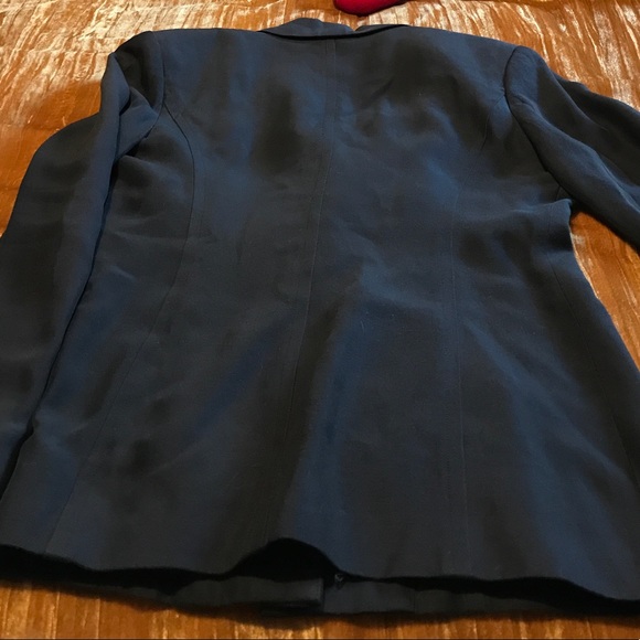 Vintage Banana Republic Black 3 Button Blazer Size 6 - Picture 8 of 12